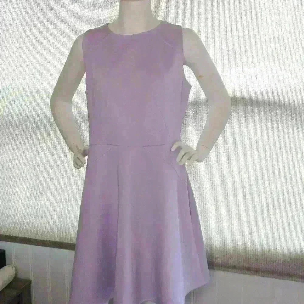 Ted Baker London Lilac 10-12 Classy Tea Party Easter Parade Back Zip Quiet Lux - Picture 1 of 5